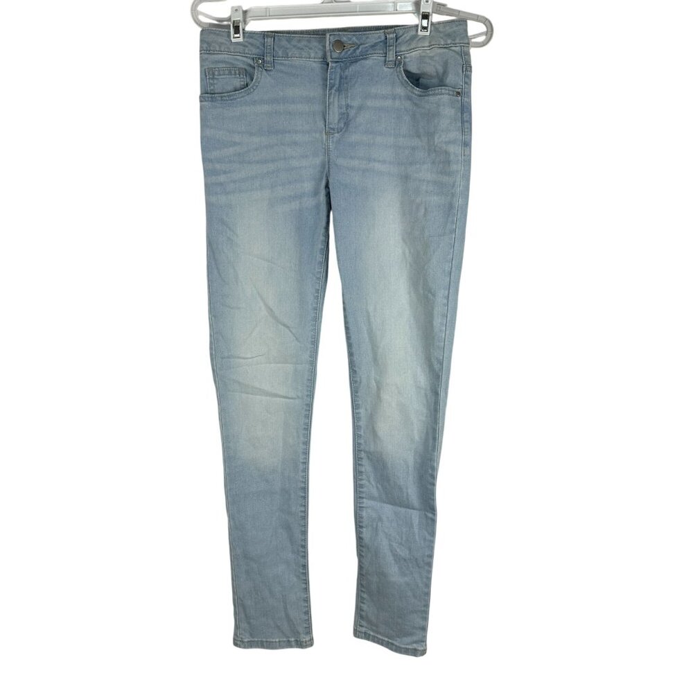 Wonder Nation Girls Skinny Fit Light Blue Denim Jeans Size 16